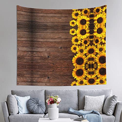 Tapisserie de tournesol grand format pour habiller un mur vide