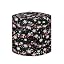 Christmas Lights Snowflake Black