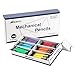 Madisi Mechanical Pencil, 0.7mm Medium Point, HB #2 Lead, Assorted Barrels, 144-Count