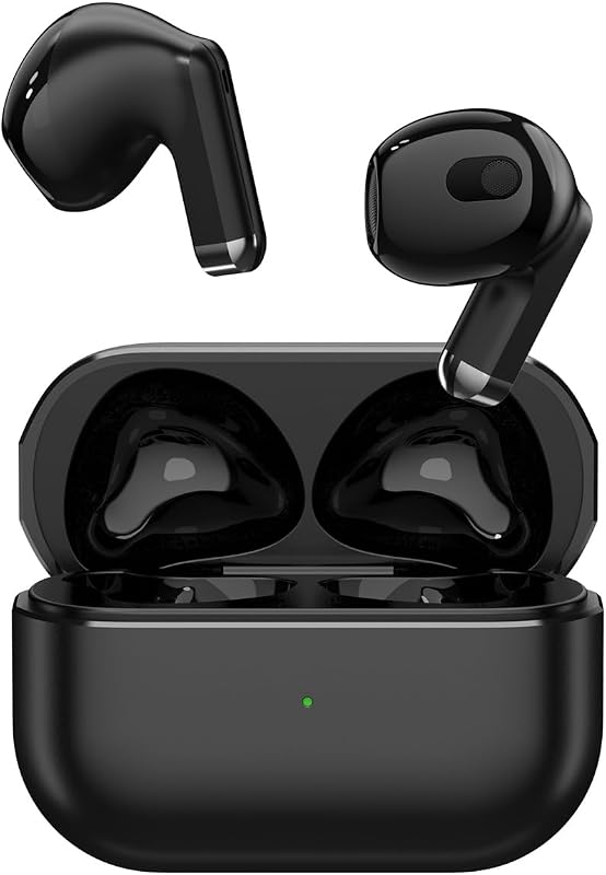Biyoso X25 Wireless Earbuds, Semi-in-Ear Bluetooth 5.3 Headphones