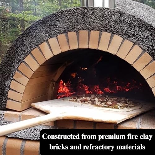 Brick Oven Outdoor Pizza Oven-VITCAS-L - Wod Fired Garden Pizza Oven