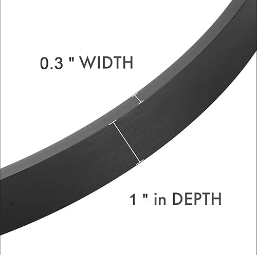 Miniatura 2 de Eruner Large Round Mirror 39 Inch Black Metal Frame Wall Mirror Oversized Circle Mirror Modern Vanity Mirror for Bathroom, Living Room, Entryway