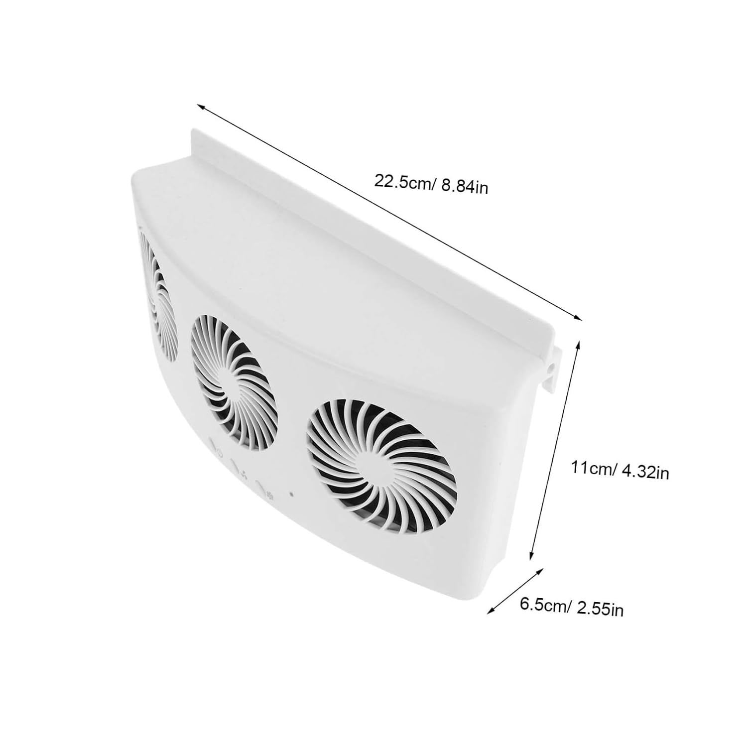 Solar Powered Car Window Vent Fan for Air Circulation and Heat Reduction Auto Exhaust Fan for Vehicle Cooling Portable Solar Car Cooler USB Powered