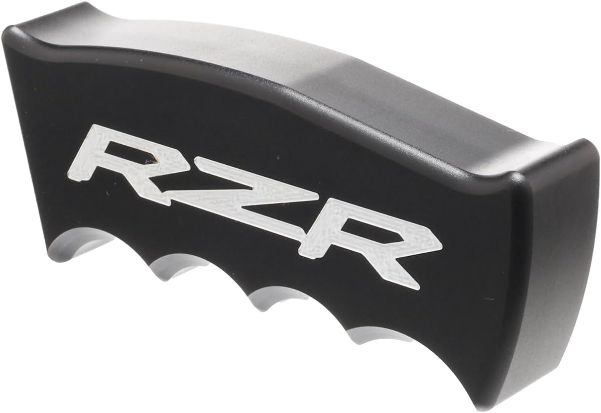 Custom Billet Pistol Grip Shift Knob – Anodized Black 6061 Aluminum, Compatible with Polaris RZR, Ranger, Sportsman Shifters
