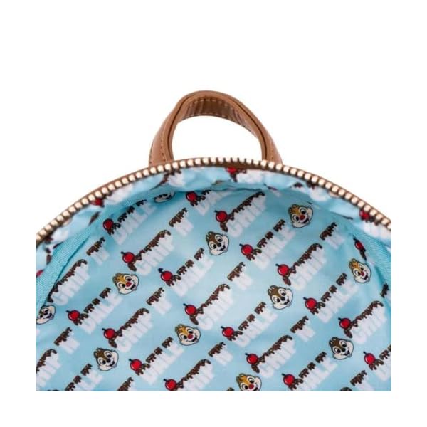 Loungefly Disney Chip and Dale Snackies All Over Print Womens Double Strap Shoulder Bag Purse – Bild 5