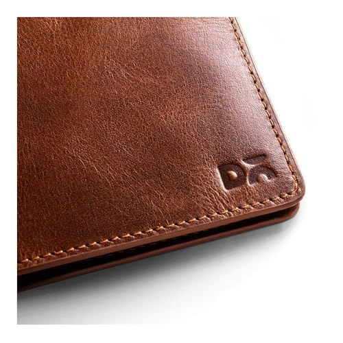 Image of DailyObjects Tan Leather UrbanGentleman Wallet for Men | Six Card Slots and Relaxed Slide Pocket | Slim and Sleek Design | Easy to fit in Pocket