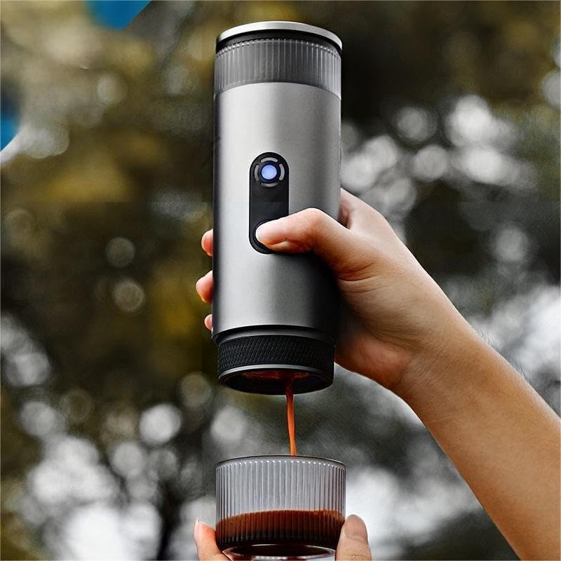 Portable Espresso Coffee Maker, Wireless Heating Handheld Coffee Extractor for Outdoor Travel