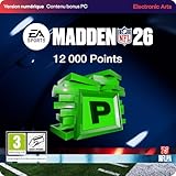 12000 Points Madden pour offrir de nouvelles tenues à votre avatar, améliorer votre Ultimate Team, et plus encore; Madden NFL 26 (vendu séparément) sont requis