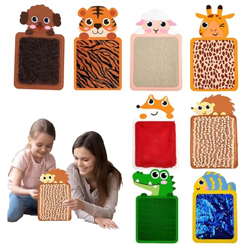 FGXY 8pcs Sensoriales para Niños, Alfombras Sensoriales para Niños Autistas, Juguetes Autismo, Autismo Material sensorial