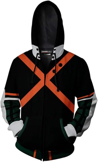 Academia Hoodies Cosplay Costume Jacket Hoodies for Adult Unisex