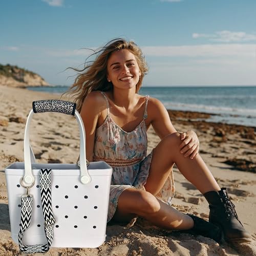 Image of Crossbody Strap For Bogg Bag Accessories With Hat Clip Handle Wrap Rubber Beach Tote Bag