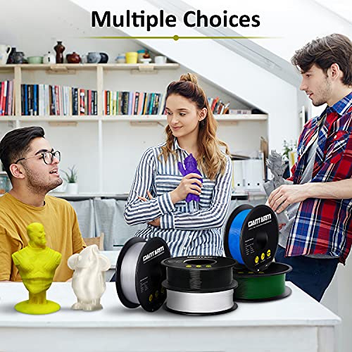 Image of GIANTARM PETG 3D Printer Filament Toughness Enhanced 1kg (2.2lbs), 1.75mm Dimensional Accuracy + /-0.03mm, 1080 Feet（330m /Roll, Vacuum Package, Fit for Most 3D FDM Printer, White