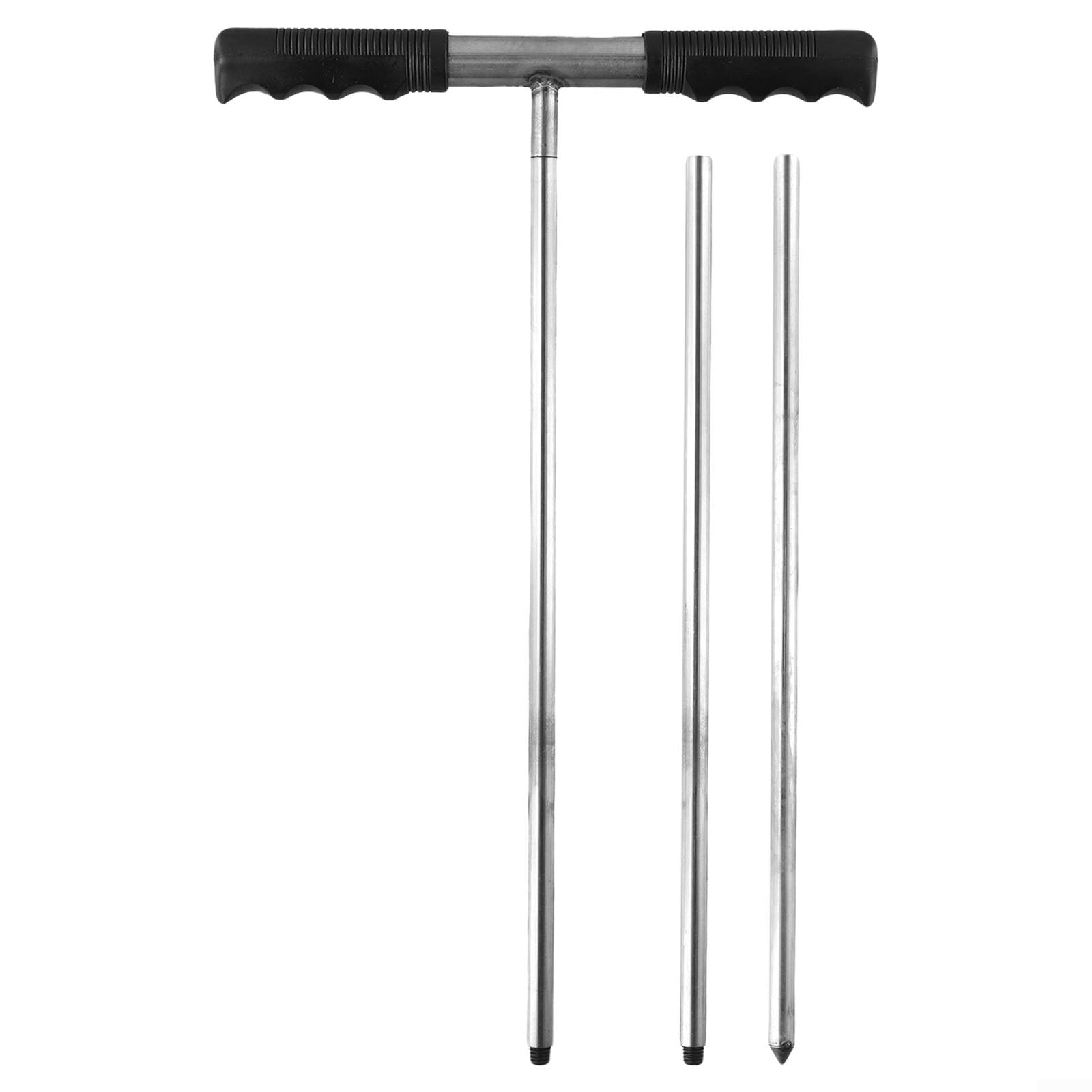 Oniissy Tige de sonde de sol en acier inoxydable, 81,3 à 122 cm de hauteur pour localiser les tuyaux souterrains de fosse septique