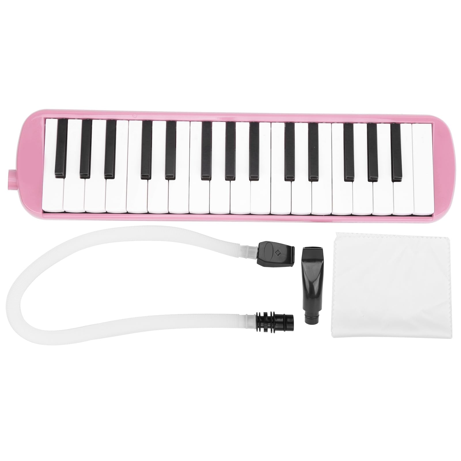 32 tasti di pianoforte Tubo Melodica Pianica Tubo flessibile lungo Melodica con borsa per il trasporto del cannello per bocchino(Rosa) strumento a fiato Strumenti Da Gioco