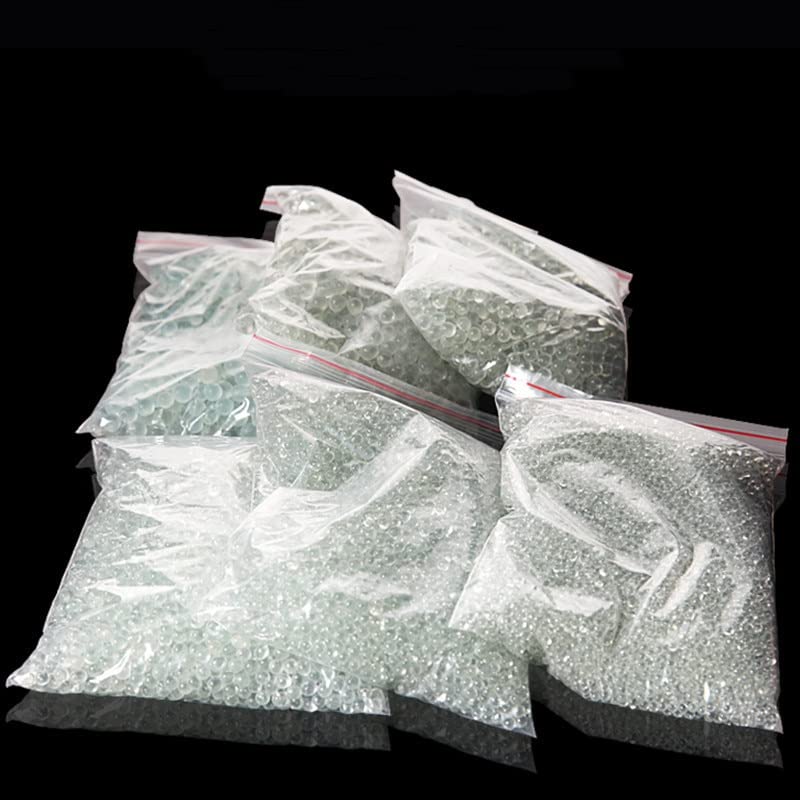 1000pcs/pack/lot Different Size OD 2mm to 8mm Glass Ball, Sand Grind Bead for Laboratory Experiments (Size : 6mm)