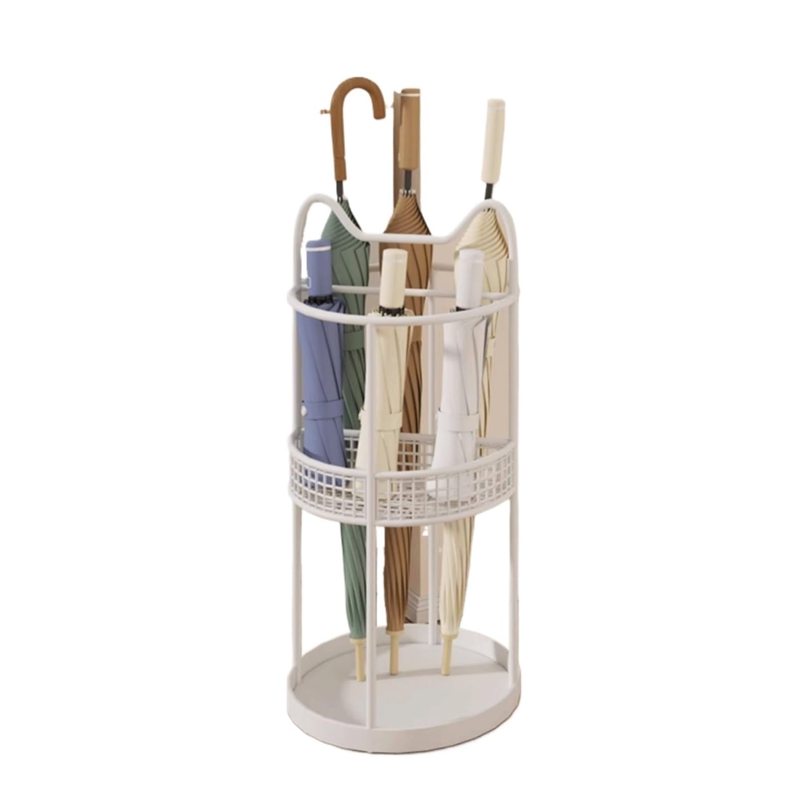 XUJUAN-0227 Umbrella Holder Home Storage Racks, Commercial Umbrella Stands, Hotel Lobby(White)