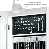 Zoom IMG-2 giantex armadietto portagioie con 15