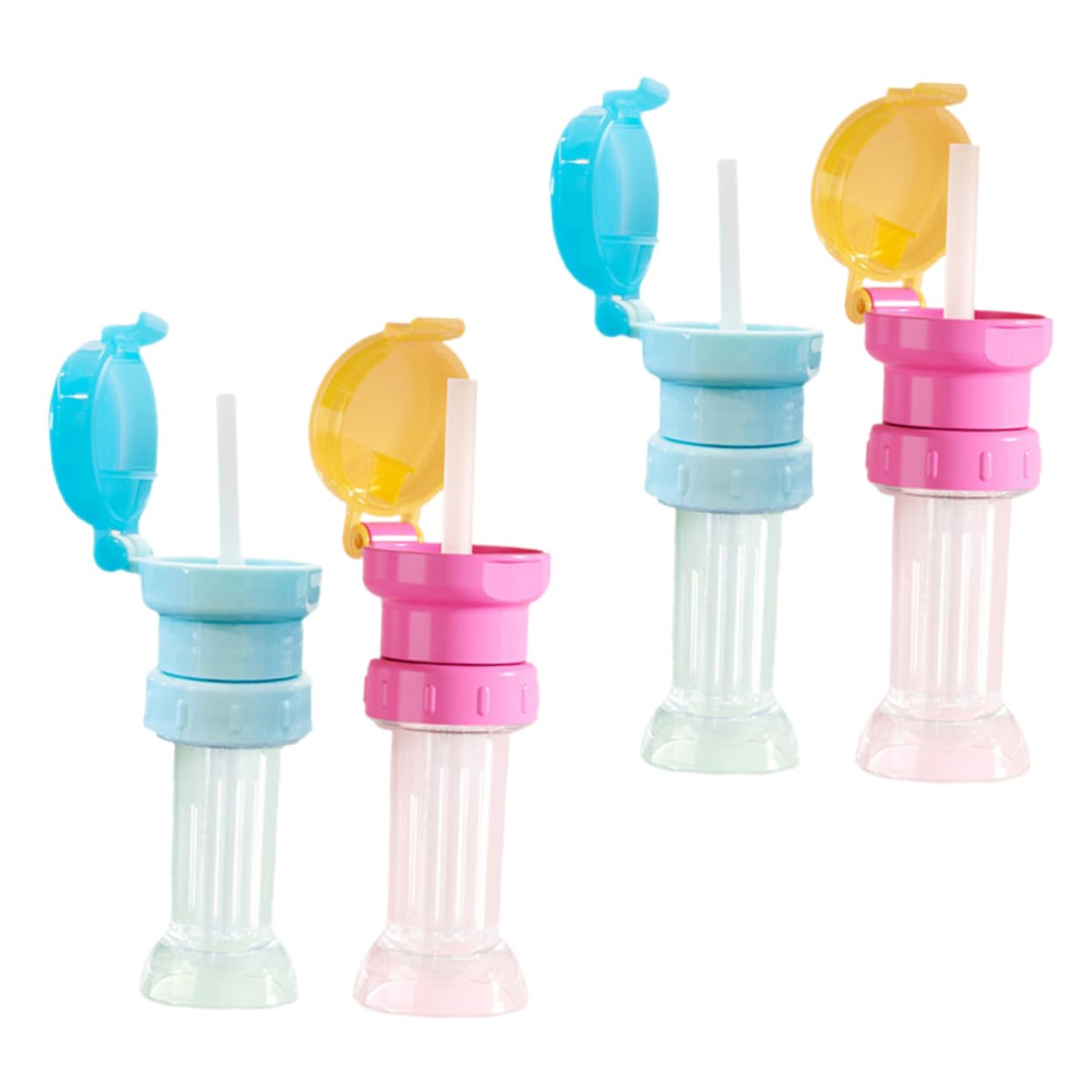 POPETPOP 16pcs Boy Girl Water Bottle Adapter Straw Safe and Practical Bottle Topper for Boys and Girls Compatible Prevents Choking Easy to Install Blue