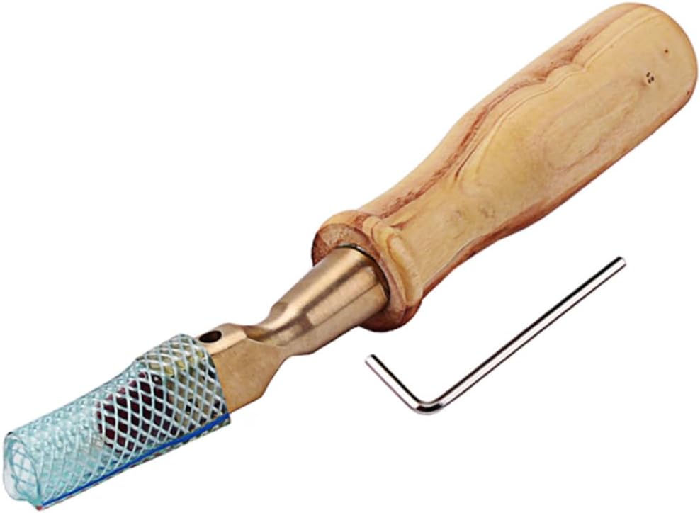 Hemoton 1set Bent Head Piano Hammer Tool Hardwood Handle for Piano Tuning and Maintenance Includes Wrench for Pianists