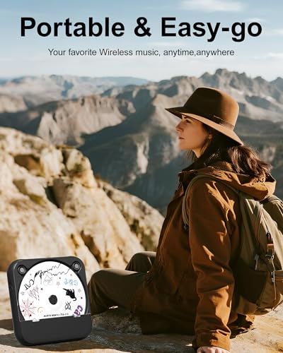 Lecteur CD avec Bluetooth portable pour écouter vos disques sans fil