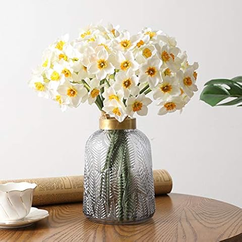 Hidyliu Artificial Daffodils 6PCS Cover