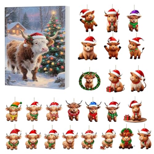 Calendrier de l'Avent de Noël pour habiller votre sapin et vos fenêtres d'une touche festive