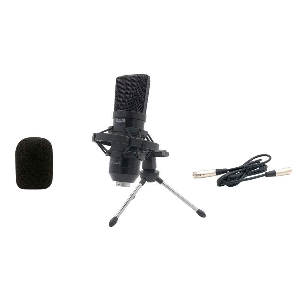 CAD GXL1800 & GXL800 Mikrofon-Set – perfekt für Studio, Podcasting & Streaming | GXL1800 Seitenadresse und GLX800 Kleinmembran-Mikrofon, Studio, Podcasting und Streaming