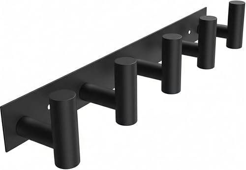 Sturdy Multi-Functional Wall Coat Rack - Hat, Purse & Towel Organizer for Entryw