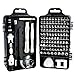 Produktbild JUNSHUO 115 in 1 Mini Präzisions-Schraubendreher-Set, Magnetischer Treibersatz, Professionelles Reparatur-Werkzeug-Set für Elektronik, Smartphone,Laptop, PC, Konsolen, Kamera, Uhren (Schwarz)