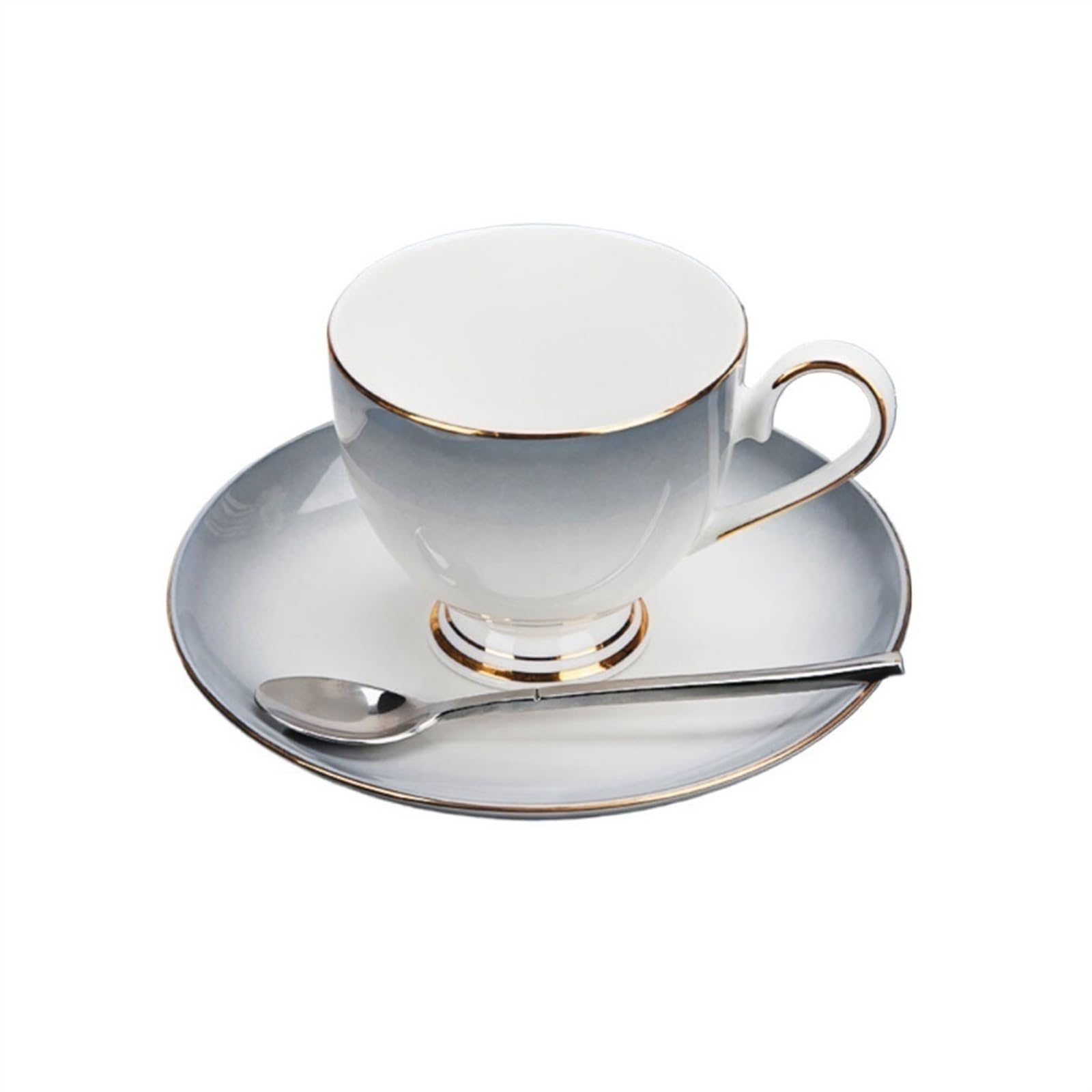 Zestaw filiżanek do herbaty i spodków, filiżanki do herbaty filiżanki do kawy zestaw do herbaty domowy porcelana kostna nordycki styl lekki luksusowy zestaw do kawy prezent na parapetówkę filiżanki do