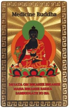Medicine Buddha Health Card Amulet