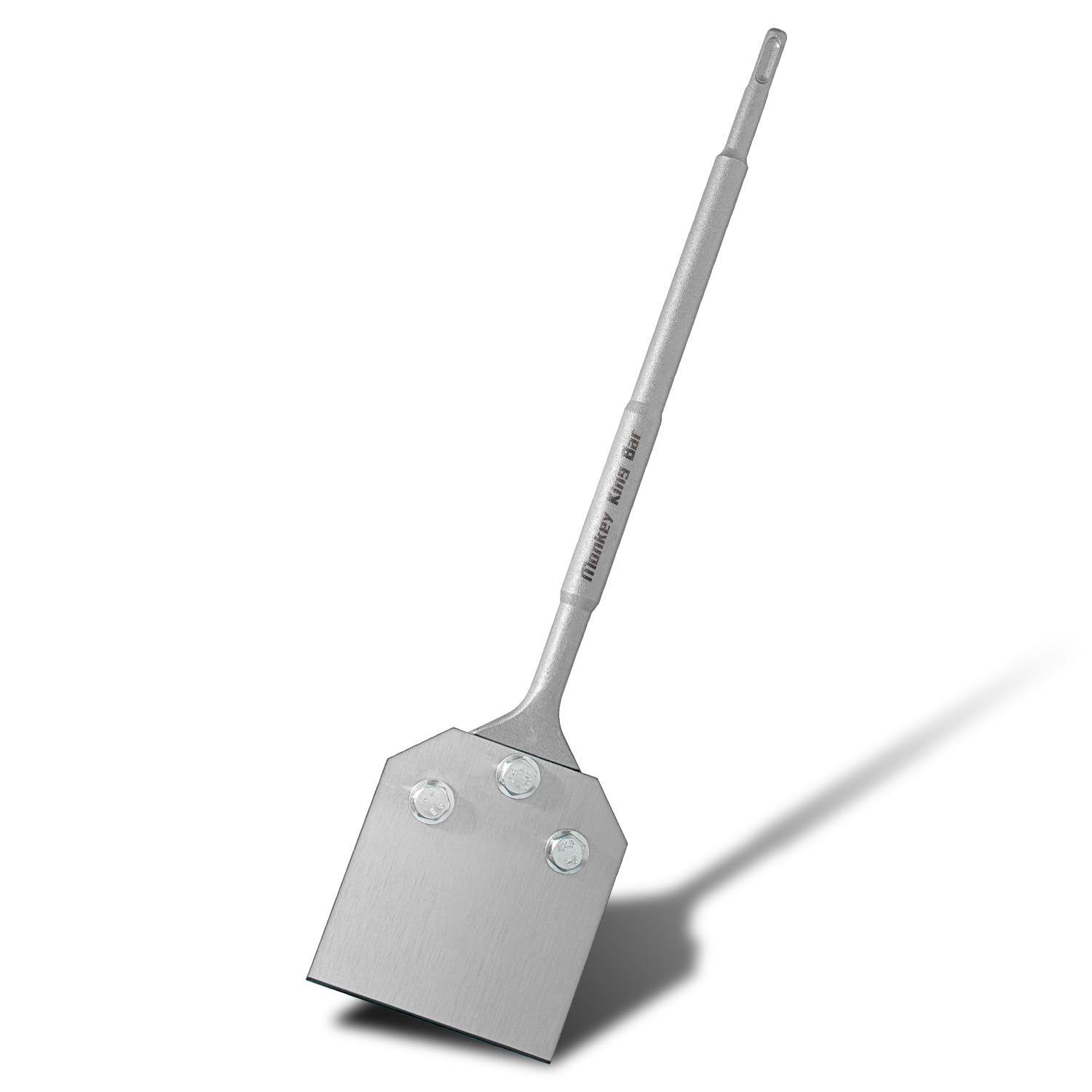 MonkeyKingBar- SDS PLUS Chisel 17"x4" Floor Scraper-Sds Plus Concrete Chisel for Remove Tiles, Replacement Square Blades Compatible with SDS Plus