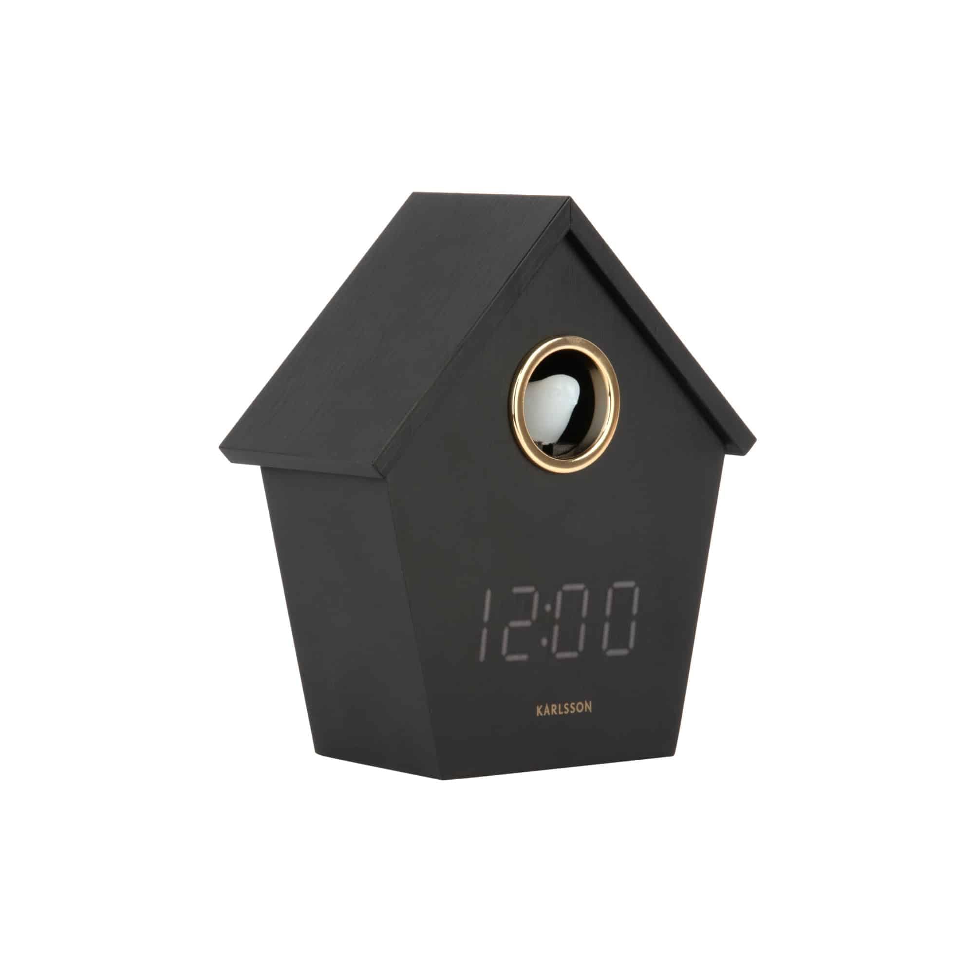Réveil pour chambre à coucher silencieux et élégant en MDF