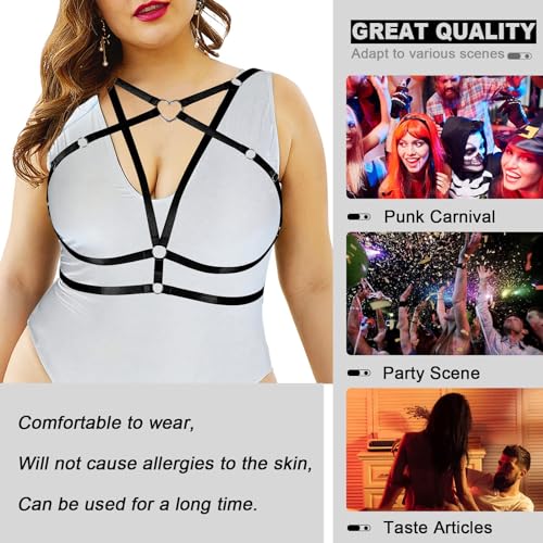 Sexy Body Lingerie, Erotische Dessous Büstenhalter Käfig Damen Ungepolstert Bralette Neckholder Verband Reizwäsche für Damen Festival Club Party Wear Bra