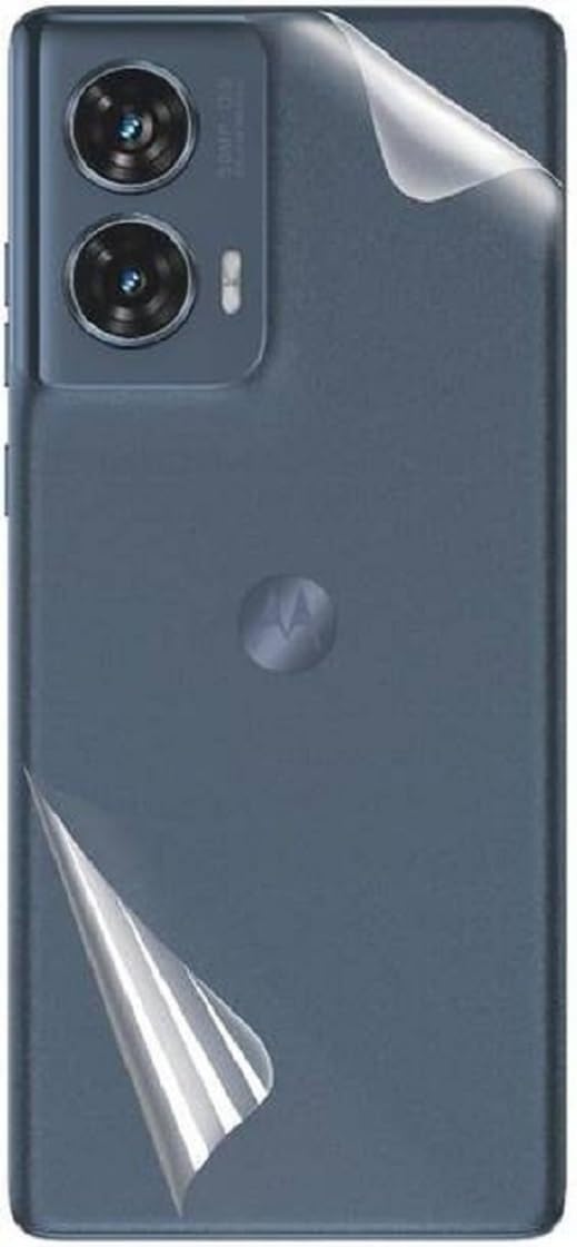 Unbreakable Hydrogel Transparent Membrane TPU Back Screen Guard Compatible with Motorola Moto G96 5G | Motorola Moto G96 5G (Not Glass, Transparent)