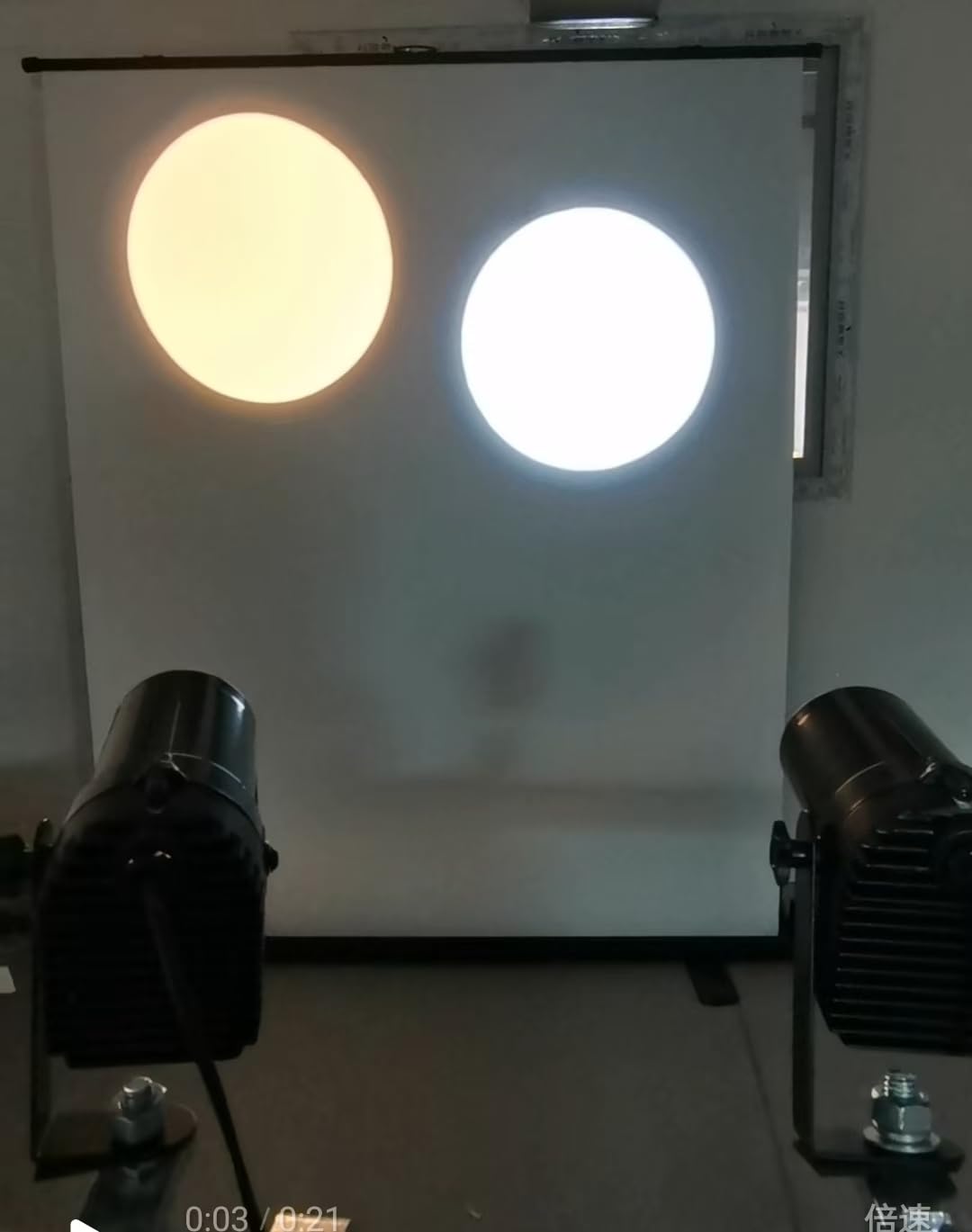 PinSpot-Light, SENLAN 12 W, doppio bianco/bianco freddo e bianco caldo, luce LED da discoteca per Mirro Ball, PinSpot-DJ luci per palcoscenico con controller IR