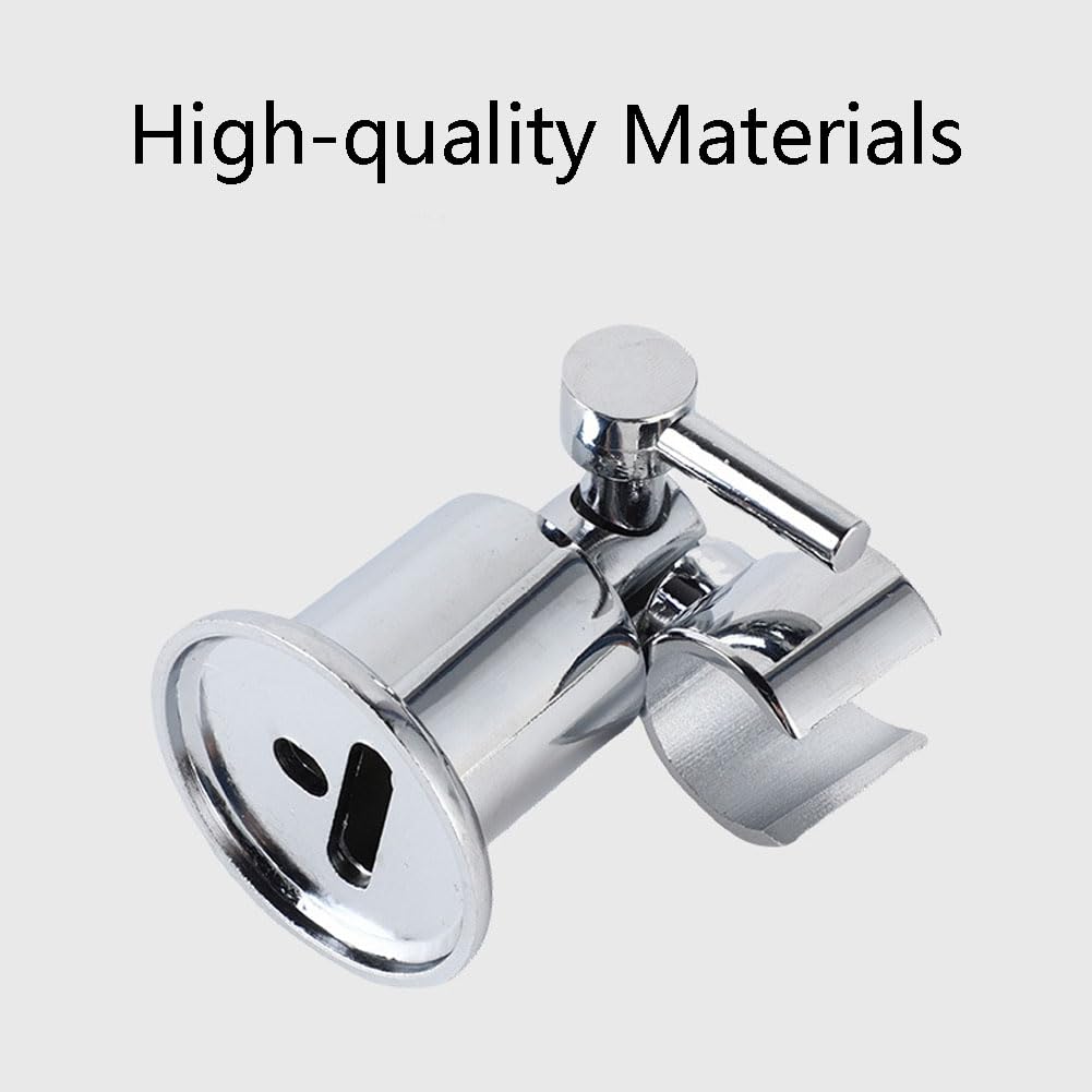 Supporto Soffione Doccia Regolabile 180° - In Metallo Cromato Per Maggior Parte Dei Doccini