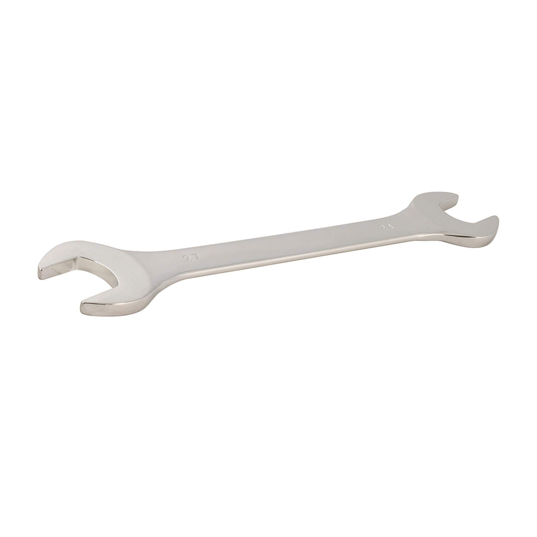 Dapetz Chrome ® Double Open End Spanner 24Mm X 27Mm Open Ended Wrench Metric Double End Spanner Vanadium Steel