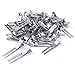 Produktbild euhuton 50 Stk Frisur Doppel Zinken Pin Curl Clips Metall Alligator Clips Curl Einstellung Abschnitt Haarspangen für Haarverlängerungen