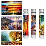 Hochwertiges Material: Kleine Mini-Puzzles aus recyceltem Karton, robust und biegesteif. Diese Mini-Puzzles sind voller Herausforderungen und Schwierigkeiten.