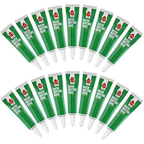 1x Cake Décor 19g Writing Icing Pens Tubes Decoration Green Cover