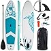 Minetom Tavola da SUP, Stand Up Paddle Board Gonfiabile, Tavola da Stand Up Paddle, Tavola da Paddling Gonfiabile con Pompa, Pagaia Regolabile, Surf Board Gonfiabile con Accessori Completo
