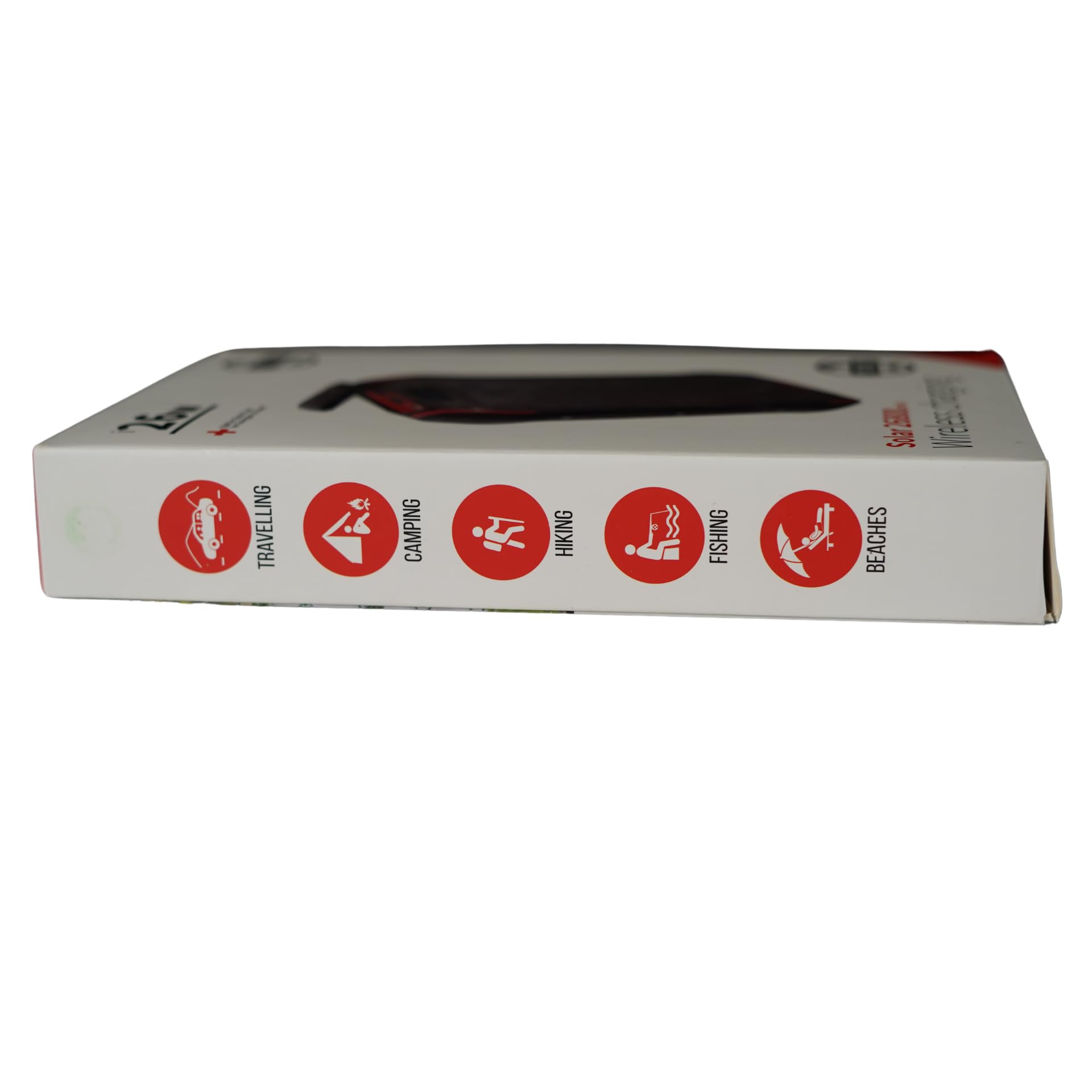 Chargeur solaire intelligent polyvalent 26800 mAh : chargeur solaire étanche avec USB-C, 2 entrées et 3 sorties - Batterie externe parfaite pour smartphones, téléphones portables et tablettes (noir)