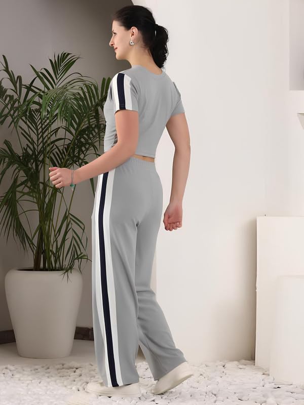 Image of DTR FASHION Women's Active Wear Stretchable Tracksuit | Yoga Wear Suit Set | Casual Wear Tracksuit