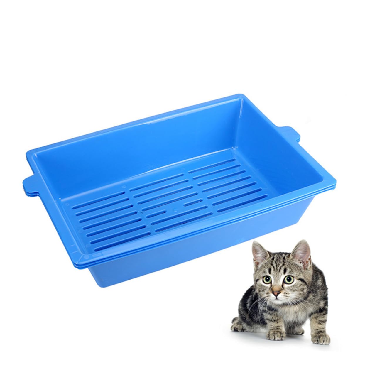 Drei in Eins Katzentoilette aus Pp 3-lagig Spill Proof Design Pott Training für Haustierkatzen