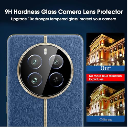 Image of Xmon Camera Lens Protector for Realme 12 Pro (1 Pack) - 3D Premium Tempered Glass, Ultra-Clear, Anti-Scratch, Easy Installation -