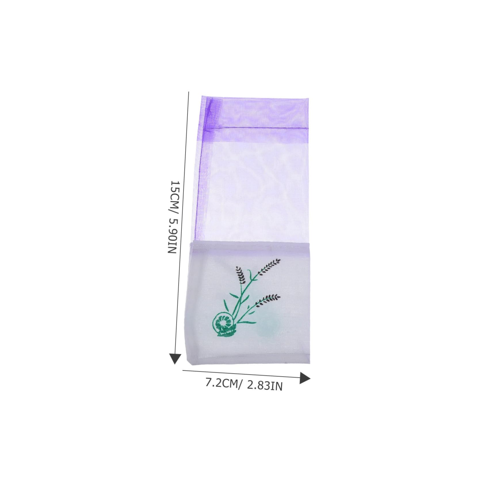 BESPORTBLE 20pezzi Sacchetti Di Lavanda in Organza e Cotone Sacchetti Profumati Per Guardaroba e Auto Regalo Coulisse Per Boccioli Di Lavanda e Caramelle