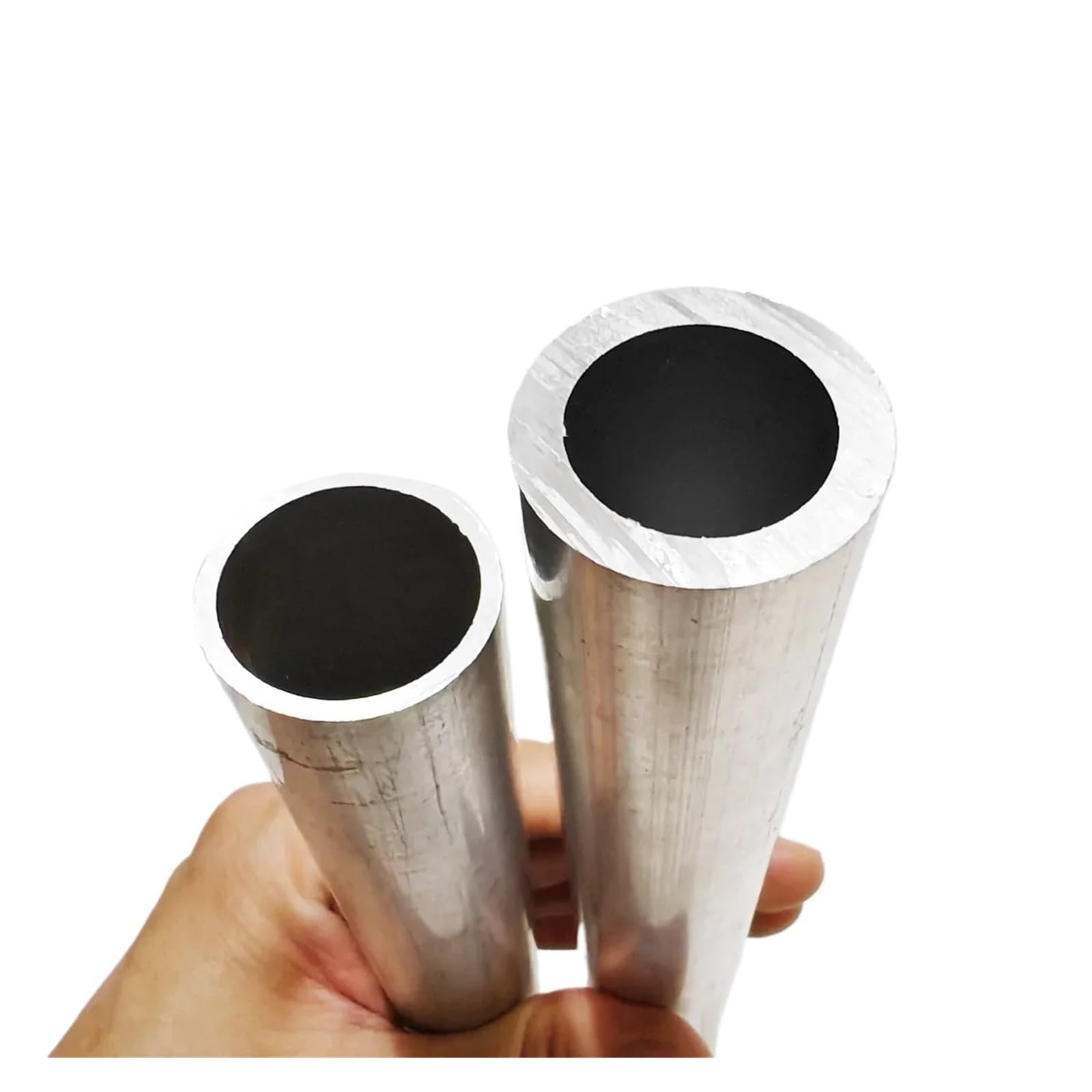 Tube Aluminium 6063 Rond Droit - Épaisseur 5mm, Diamètre 15-60mm, Longueur 300/500mm Pour Bricolage - 5