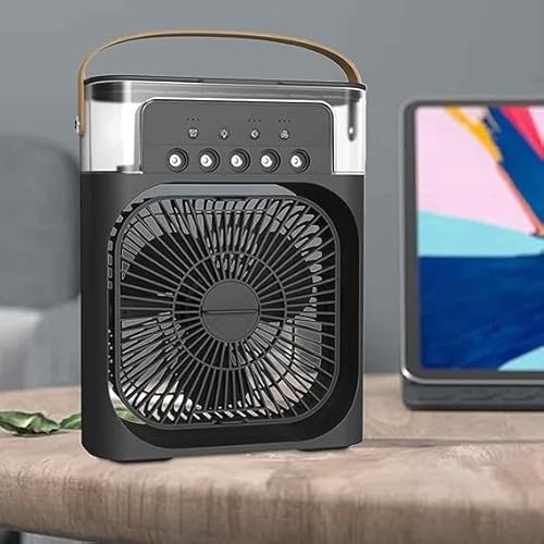 Mini Ventilador Climatizador com Reservatório para Água e Gelo - Sortido