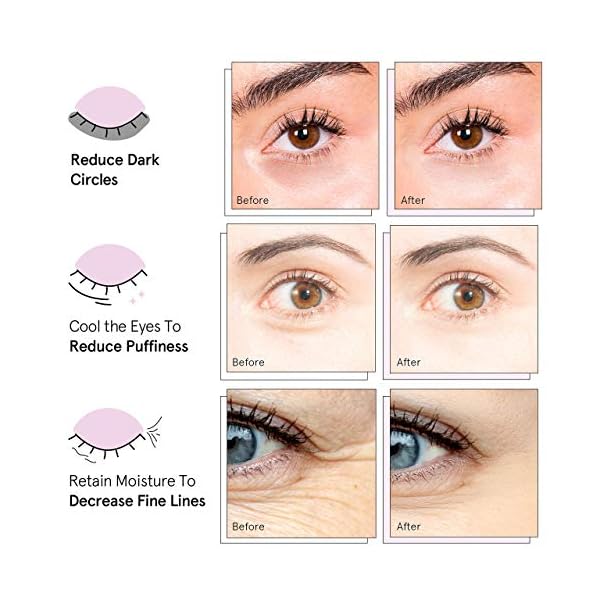 grace & stella Under Eye Mask - Christmas Gifts for Women, Christmas Gifts for Mom - Reduce Dark Circles, Puffy Eyes, Undereye Bags, Wrinkles - Gel Under Eye Patches - Vegan (24 Pairs, Gold)